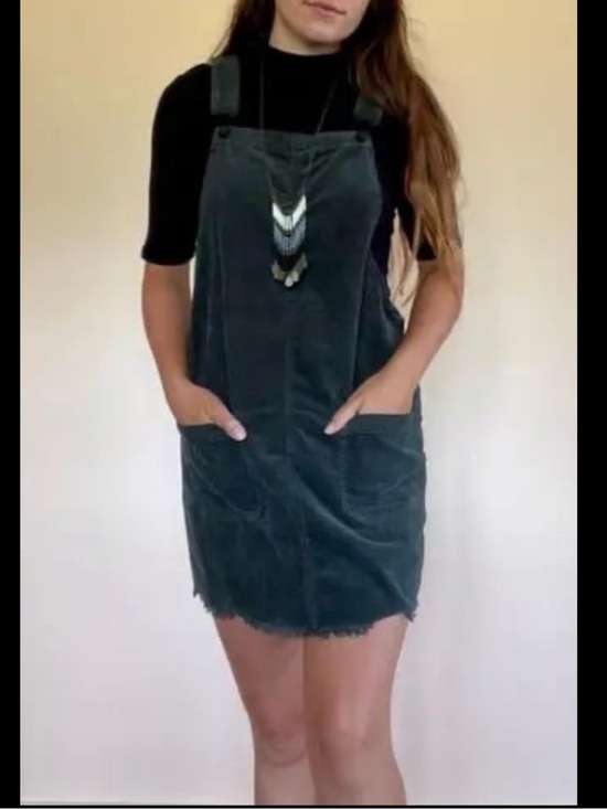 American Eagle Outfitters Dresses & Skirts - NWT American Eagle Corduroy Overall Dress Green Medium